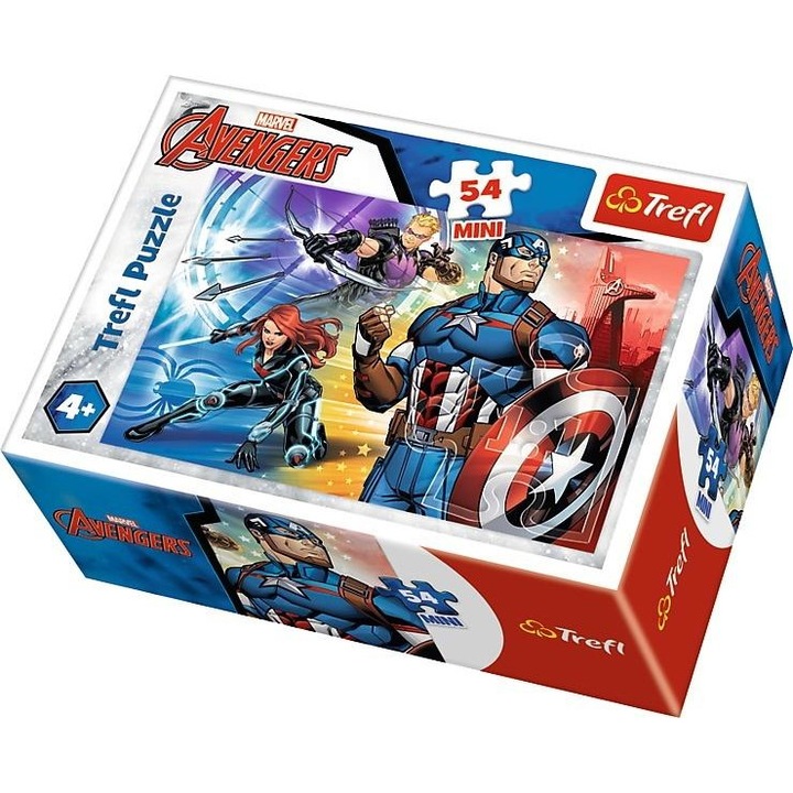 Trefl Marvel bosszúállók - 54 darabos mini puzzle többféle (314445)