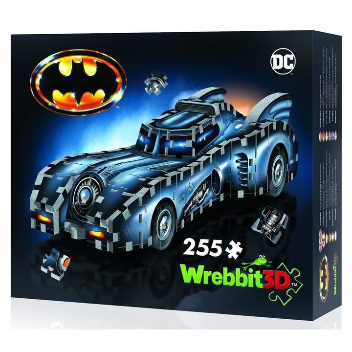 Batmobile 3D пъзел, Wrebbit, 255 части