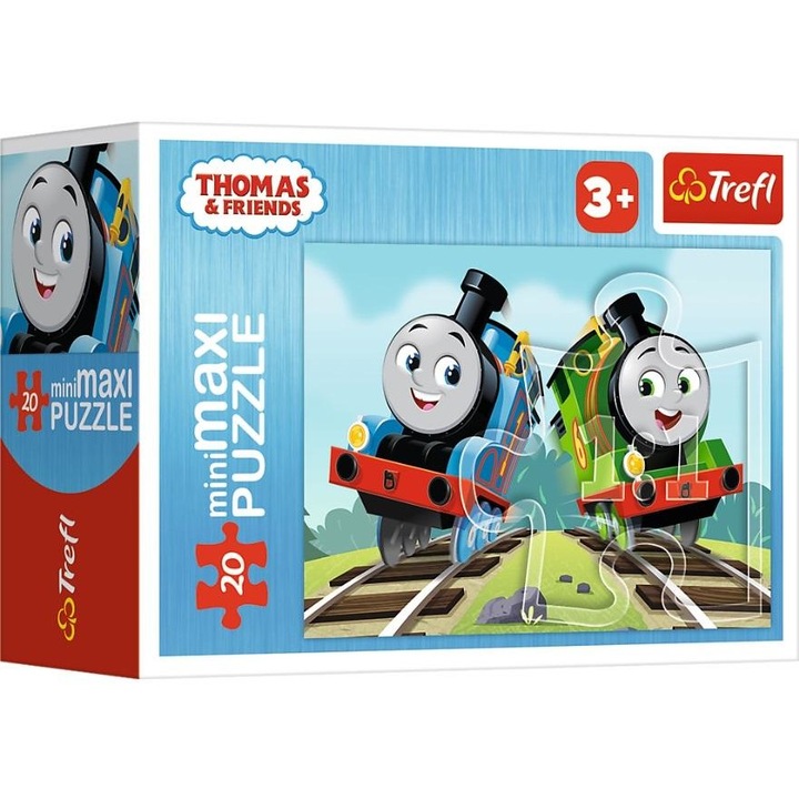 Puzzle, Trefl, Trenulet, Carton, Multicolor