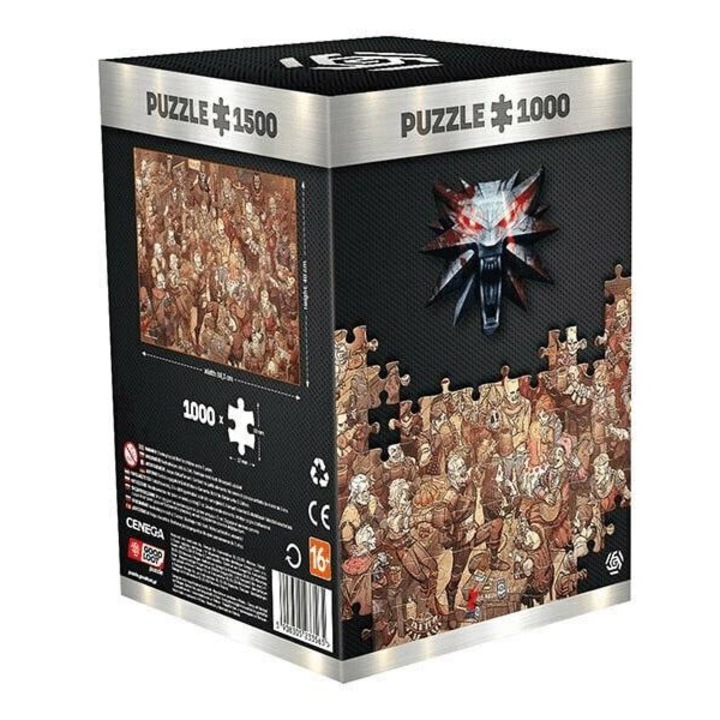 Good Loot, Класически пъзел The Witcher, Cardboard, 1000 части