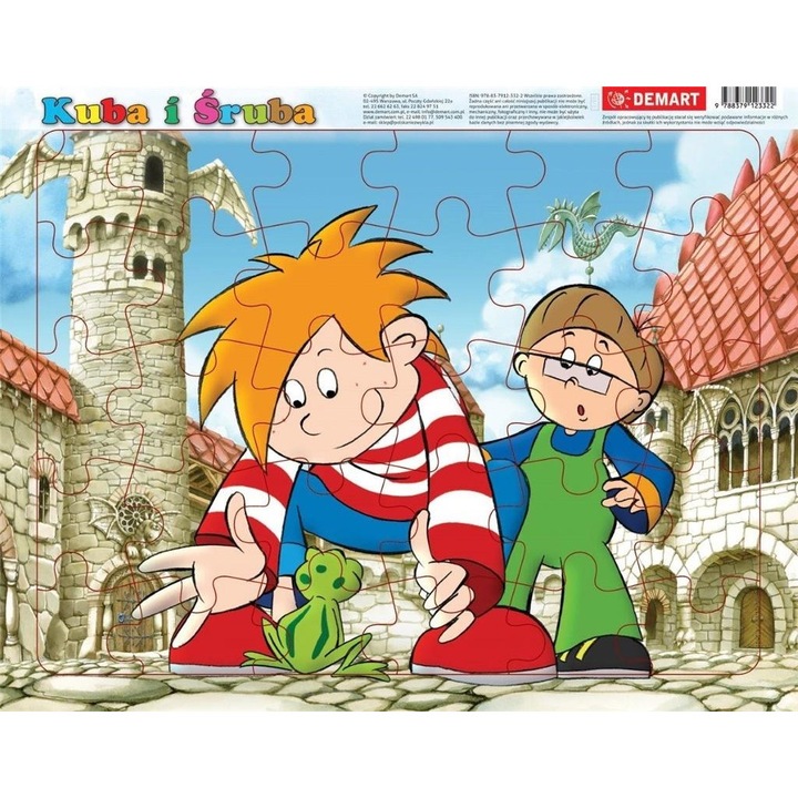 Puzzle clasic pentru copii, Demart, Carton, 30 de piese
