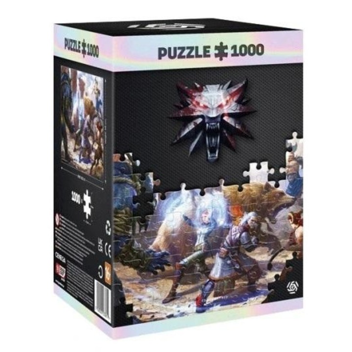 Класически пъзел The Witcher, Good Loot, Cardboard, 1000 части