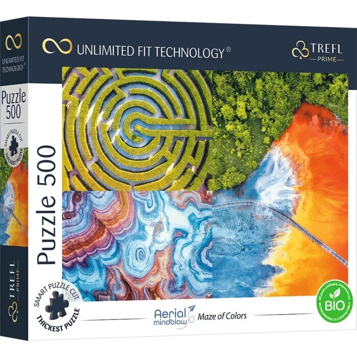 Puzzle clasic, Trefl, Carton, 500 de piese