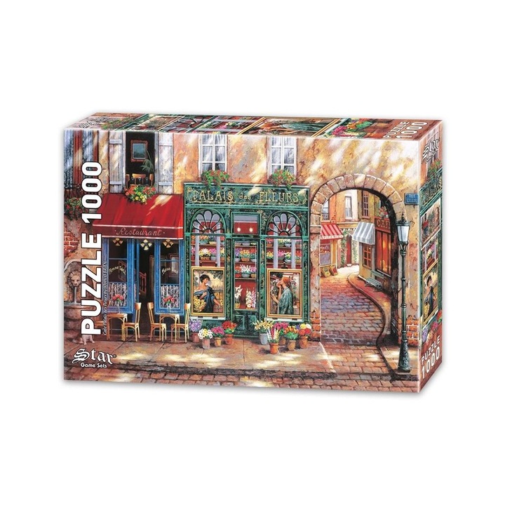 Puzzle clasic, Star Puzzle, Carton, 1000 de piese