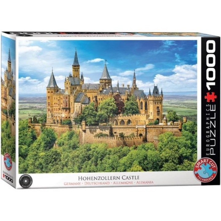 Класически пъзел Hohenzollern Castle Eurographics, Картон, 1000 части