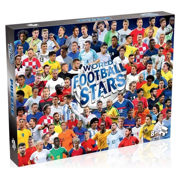 Пъзел, Winning Moves, Световни футболни звезди, 1000 части