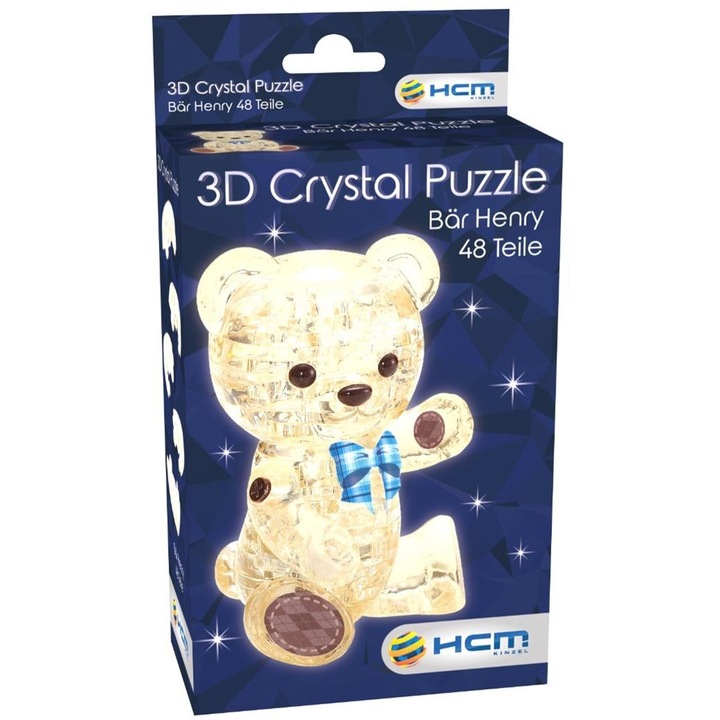 3D puzzle Henry, a barna medve, Bard Centrum Gier, 48 darab