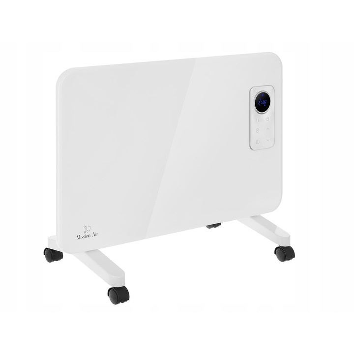 Convector electric Mission Air TOKYO, 1000W, control WiFi, termostat electronic, montabil pe perete, 38x60x9cm