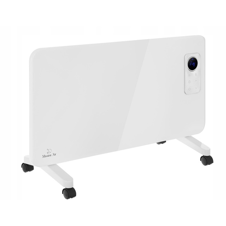 Convector electric Mission Air TOKYO, 1500W, control WiFi, termostat electronic, montabil pe perete, 38x76x9cm
