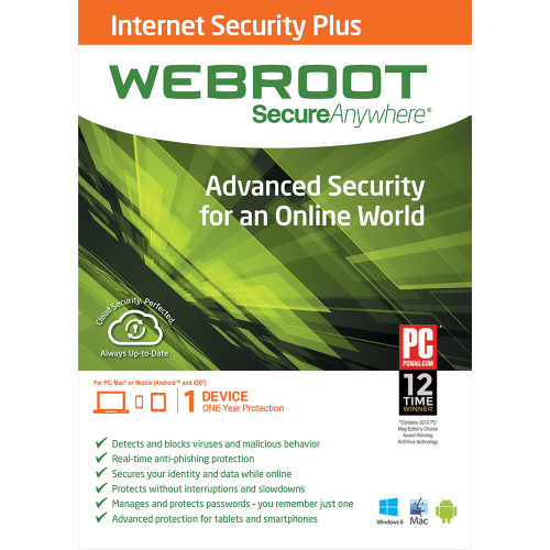 Licenta 2024 Pentru Webroot SecureANywhere Internet Security Plus - 1 ...