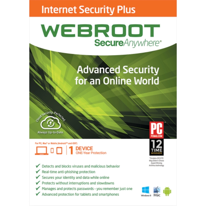 Лиценз за 2024 г. за root SecureANywhere Security Plus 1