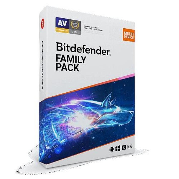 Licenta pentru Bitdefender Family Pack, 1 an, 15 dispozitive