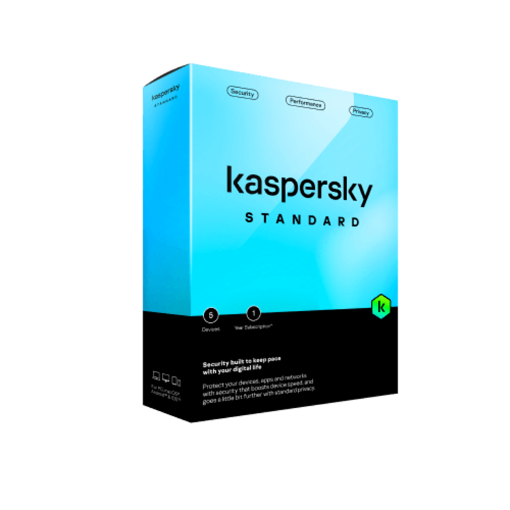 2024-es licenc a Kaspersky Standard 2023-hoz – 1 év / 10 eszközök – Amerika