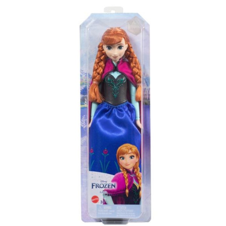 ND17_ZB-155196 Кукла Disney Frozen Anna 30 cm HLW49 HLW46 MATTEL