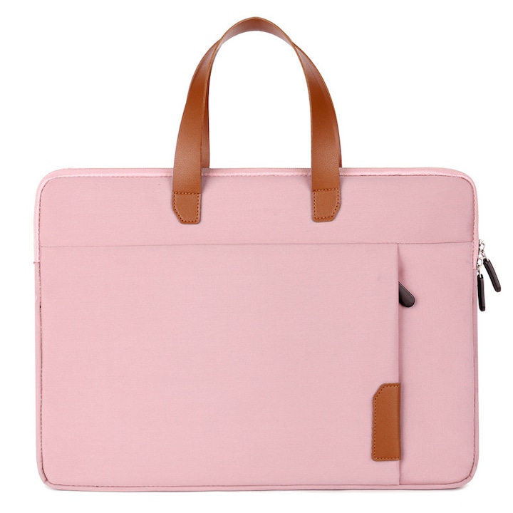 AEWOYAD Laptop táska, 15,6", Vízálló, Ütésálló, Rózsaszín