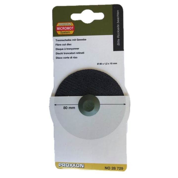 Megerősített hajlítótárcsa, korundból, 80mm, szöghajlításhoz KGS 80, Proxxon 28729