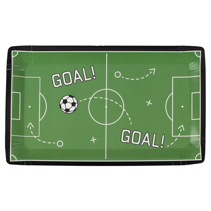 Farfurii de hartie Fotbal, 8 buc