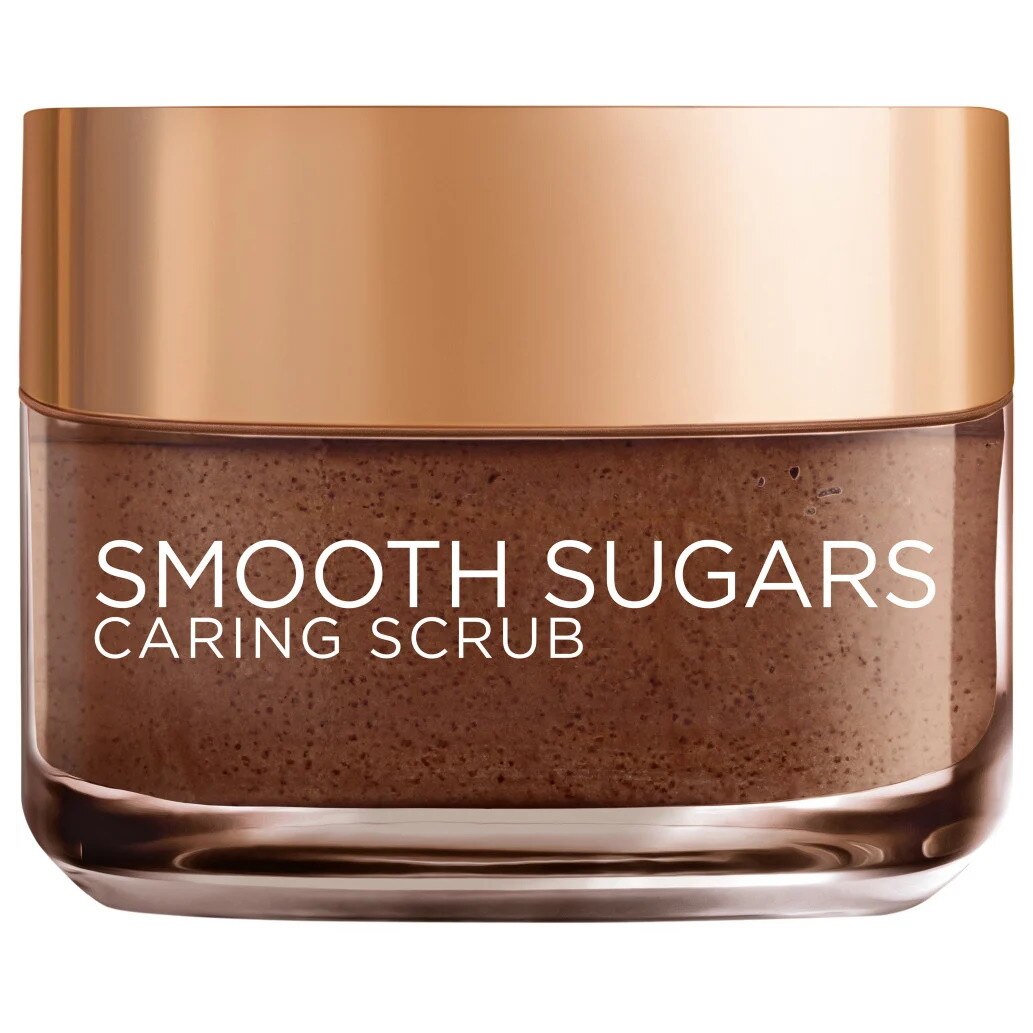 Scrub exfoliant cu zahar pentru ingrijire, L'Oreal Paris, Smooth Sugars