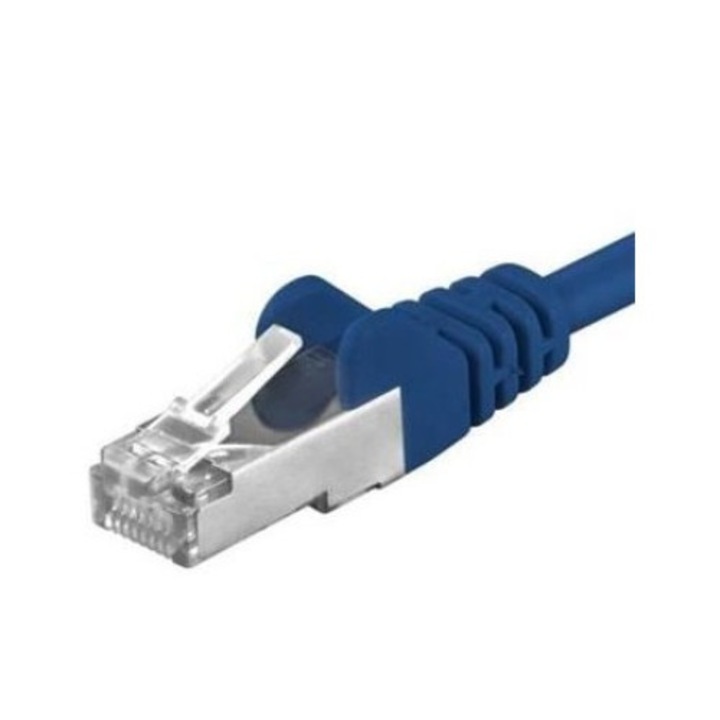 Patch kábel SFTP RJ45-RJ45 Cat.6A, 0,20 m, kék 806636 R&M