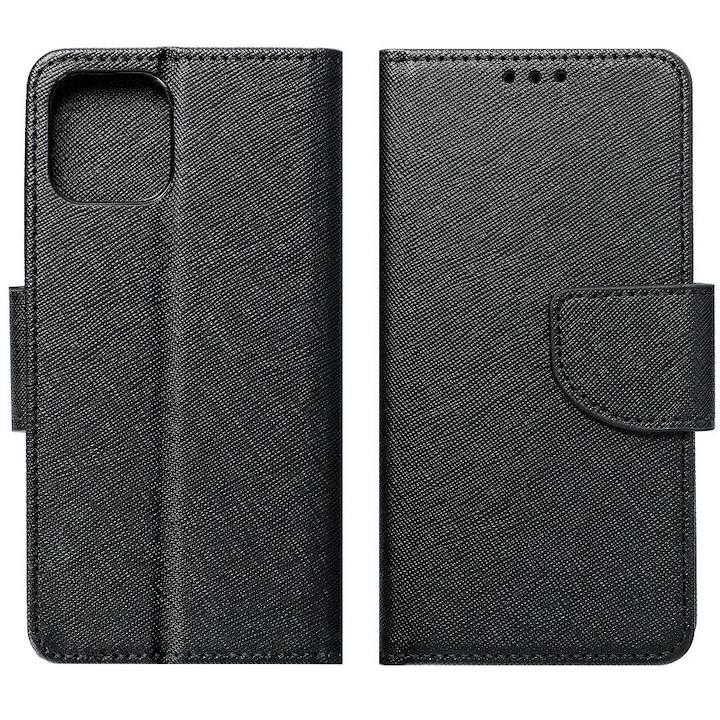 Samsung Galaxy A51 5G SM-A516F, husa cu deschidere laterala, suport, Fancy Book, negru (108688)