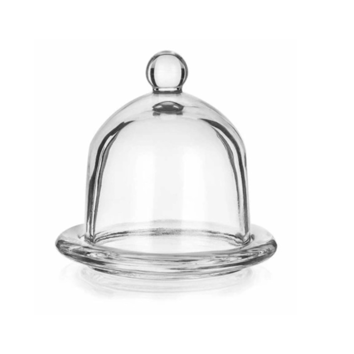 Recipient pentru lamaie, Banquet, Sticla, 9.5 x 9 cm, Transparent