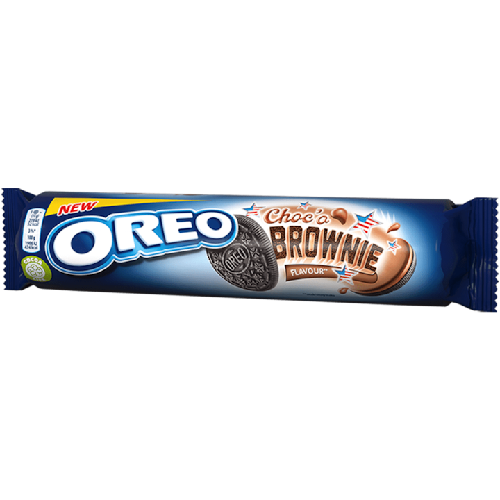 Pachet 3x Biscuiti Oreo Choco Brownie 154 gr