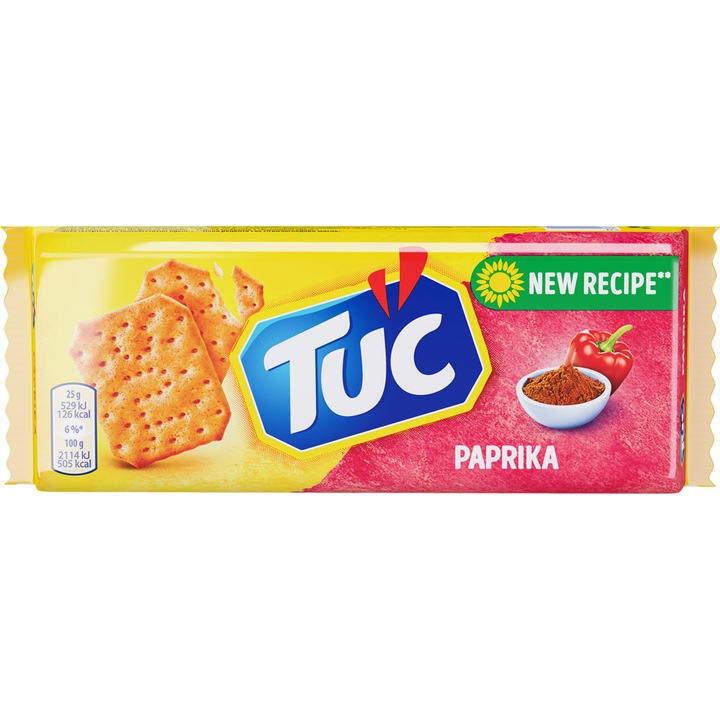 Csomag 10x Tuc paprika ízű sós keksz 100g
