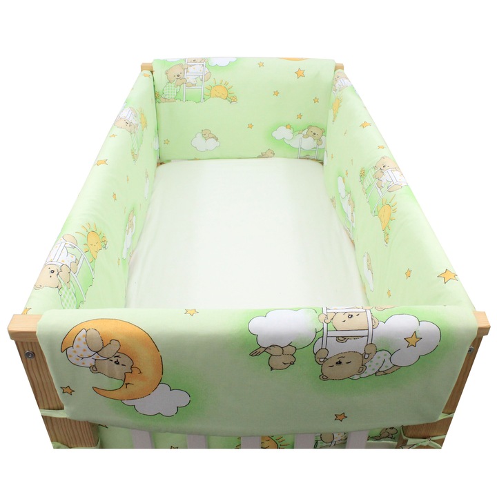 Set aparatoare patut, Maxi, ursuletul somnoros, verde