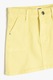 KOTON, Fusta mini din denim cu buzunare laterale, Galben pal, 104-110 CM