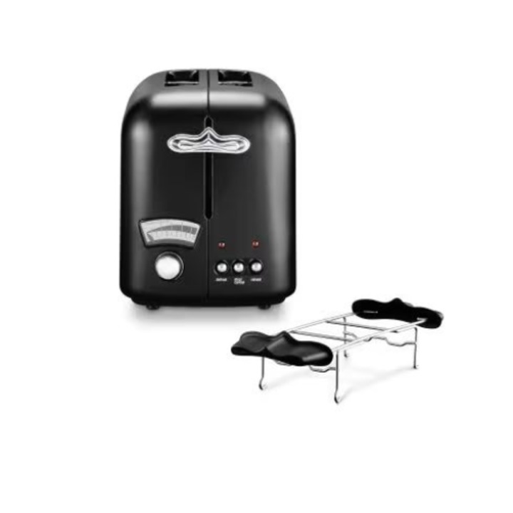 DeLonghi CT021.BK1 Argento тостер черен (0230120053) (CT021.BK1)