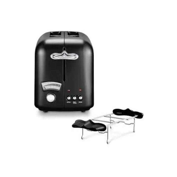 DeLonghi CT021.BK1 Argento kenyérpirító fekete (0230120053) (CT021.BK1)