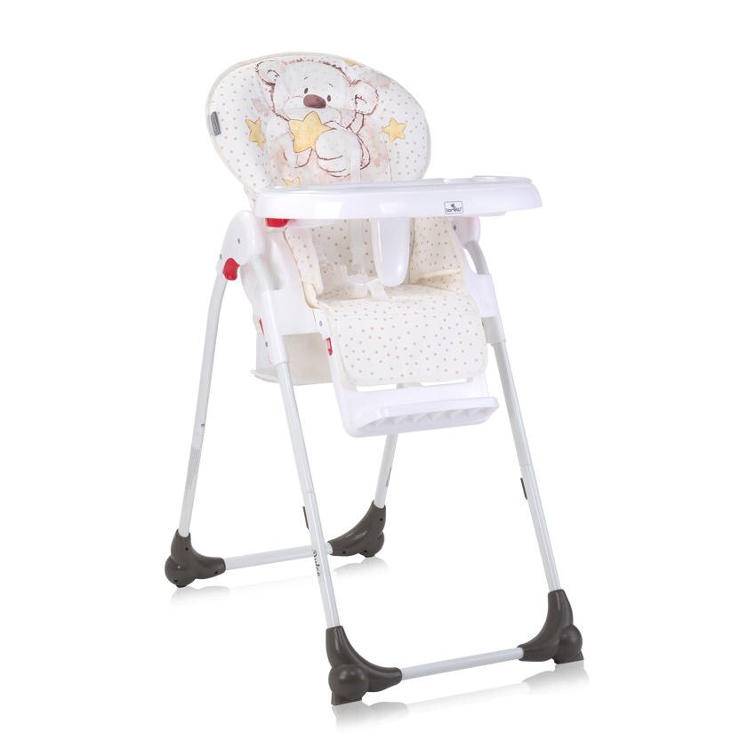 Scaun de masa, Lorelli, Dulce, reglabil, White Teddy Bear