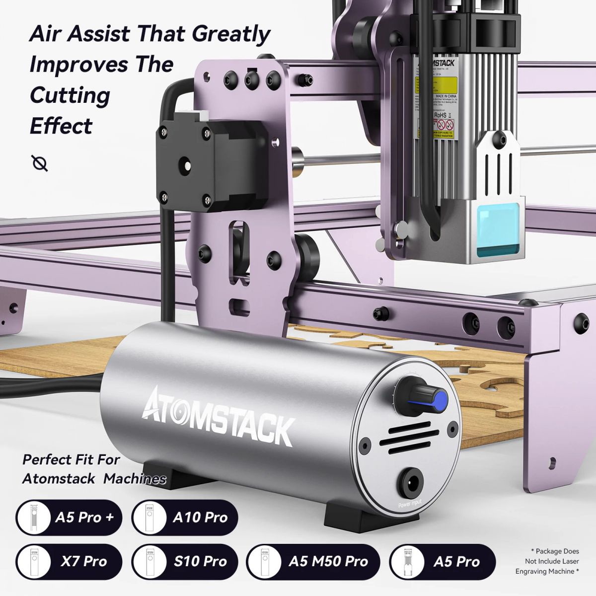 Комбиниран комплект ATOMSTACK X7PRO 50W CNC машина за лазерно рязане и ...