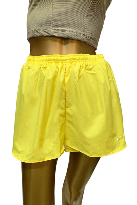 Дамски къси панталонки Nike 210709-754-L 10-160, Лека и тънка материя, Бандаж, L, Жълт