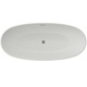 Cada de baie Zinon, Acril sanitar, Alb Lucios, 150 cm, izolare termica, freestanding