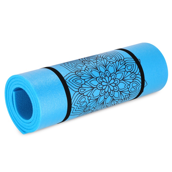 Saltea antrenament, Inny, Cauciuc, Albastru