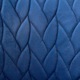 Scaun DENVER Frankfurt, albastru, picioare lemn albe, tapitat, stofa, 46x52x92 cm