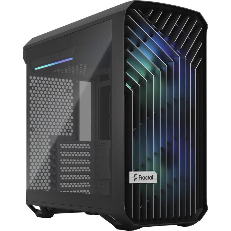 Carcasa Fractal Design Torrent Compact RGB Black TG LIght Tint, FD-C-TOR1C-02, Mid-Tower, fara sursa, E-ATX, Black, RGB