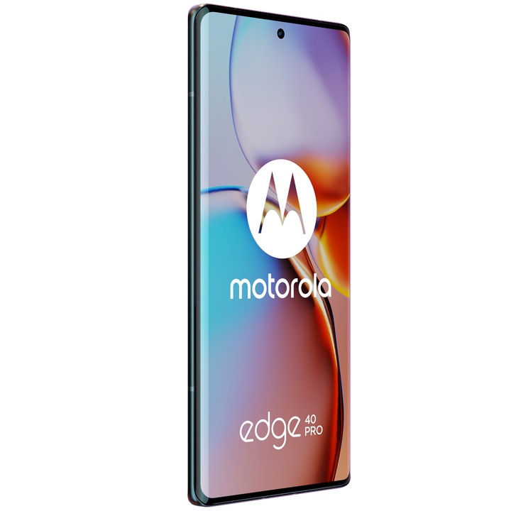 Telefon mobil Motorola Edge 40 Pro, Dual SIM, 256GB, 12GB RAM, 5G, Interstellar Black