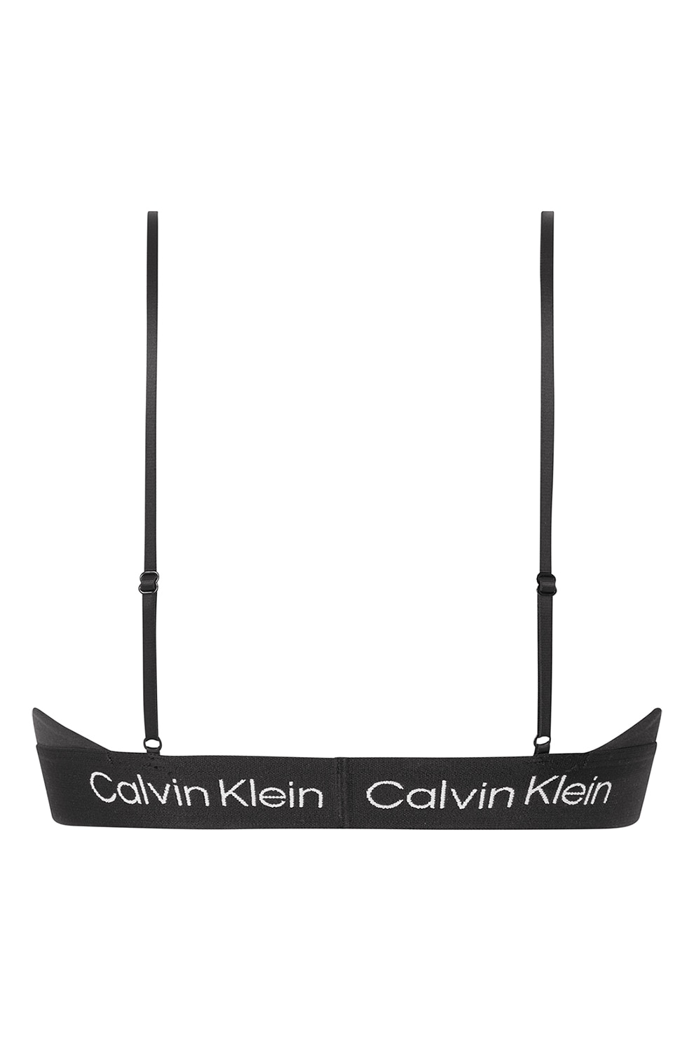 Bustiera Calvin Klein cu perforatii si inscriptie logo, dama