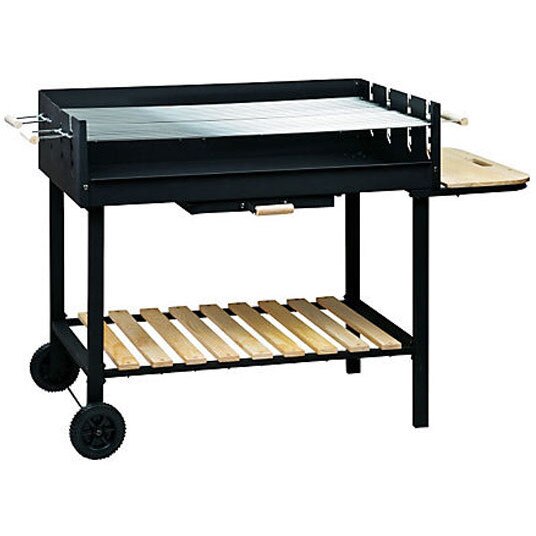 Gratar de carbuni Bratislava cu suprafata de lucru