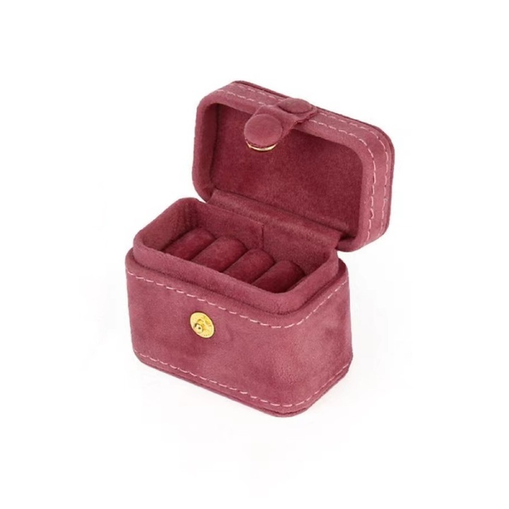 Кутия за бижута Diva4u, 6,5 x 3,8 x5 см, Розов