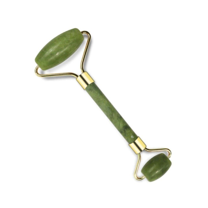 Масажна ролка за лице с два ЗЕЛЕНИ края