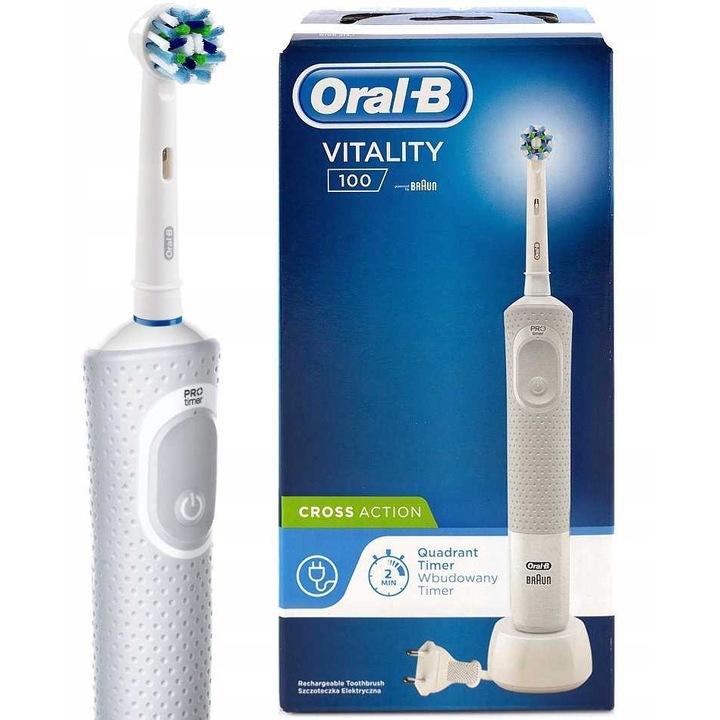 Oral B Elektromos fogkefe, fehér