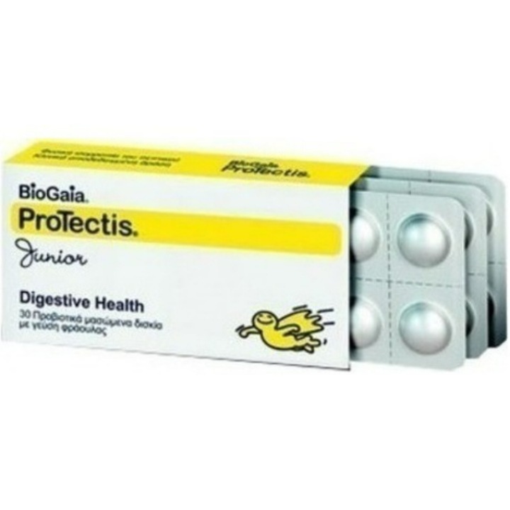 Supliment alimentar probiotic aroma capsuni, BioGaia, 30 tablete masticabile