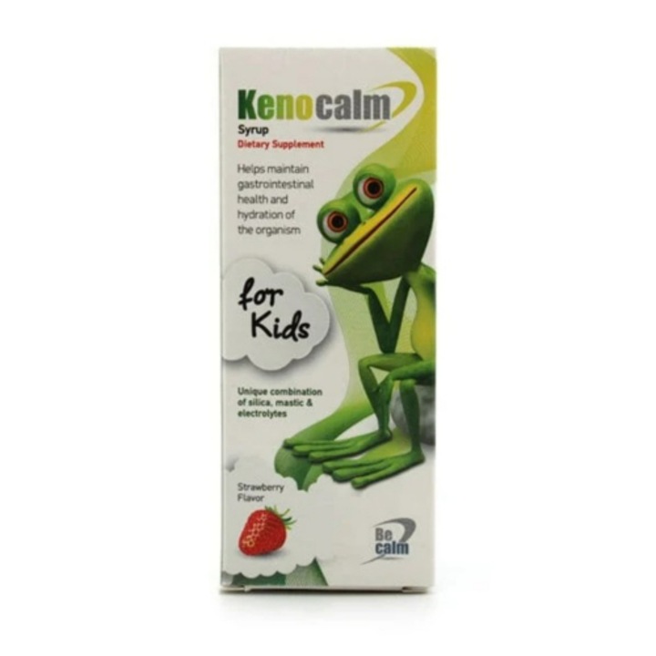 Sirop copii pentru disconfort gastrointestinal, BeCalm, Kenocalm, Aroma capsuni, 120 ml
