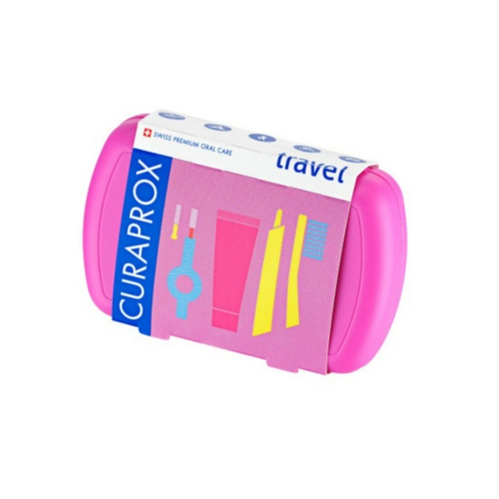 Utazószett szájápoláshoz, Curaprox, 4 db