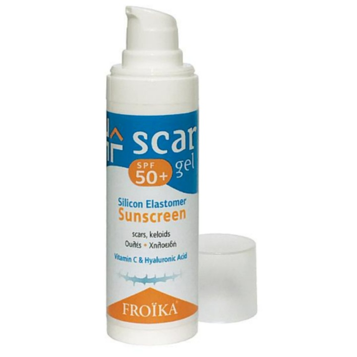 Gel protectie solara pentru cicatrici, Froika, SPF50+, 15ml