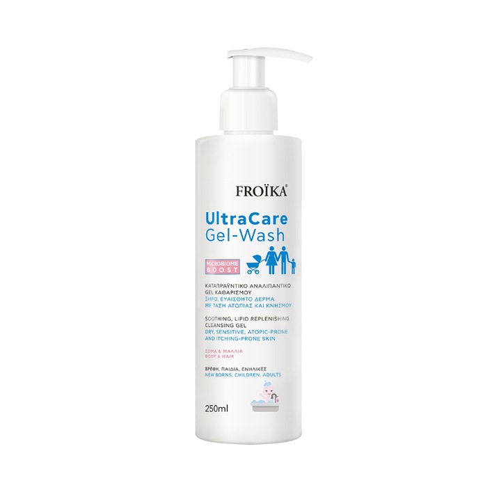 GEL DE DUS, FROIKA, ULTRACARE, 250ML