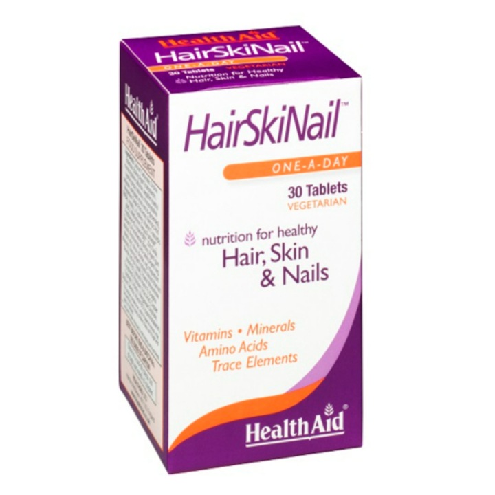 Multivitamine HairSkiNail, Health Aid, 30 tablete
